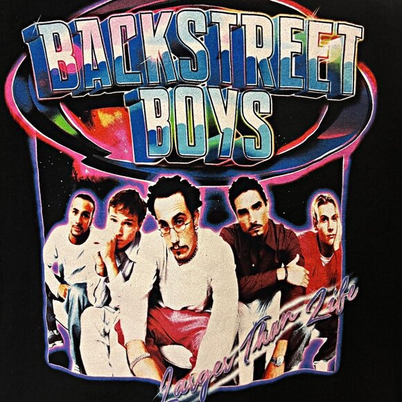 Backstreet Boys Vintage Graphic Shirt Y2K Music Band Retro Unisex Tee Sold Out - Picture 5 of 10